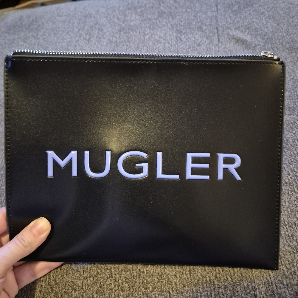 Mugler Black and Blue Cosmetic/Perfume Bag